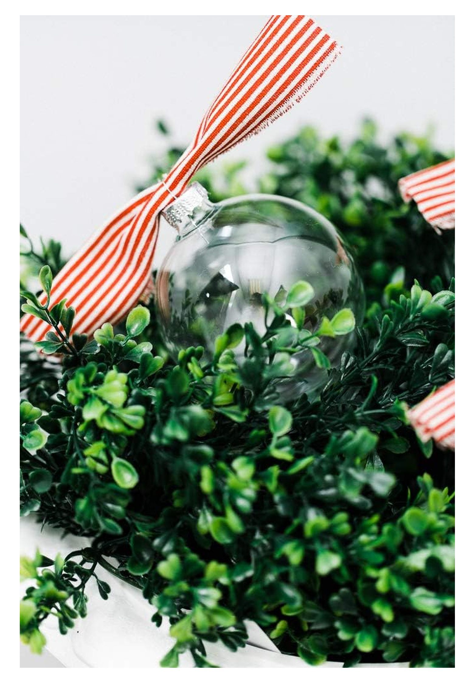 Glass Ornaments 3 Inch - Set of 24 Clear Glass Bulbs for Christmas, DIY Crafts, Weddings & Party Decorations - Fillable Spheres with Silver Caps