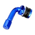 thumbnail image 1 of 5xCNC aluminio motocicleta scooter llanta rueda aire neumático válvula vástago azul 6 piezas, 1 of 5