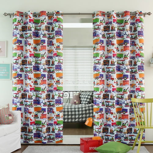 Best Home Fashion Grommet Top Curtain Panels Set of 2 Inc 