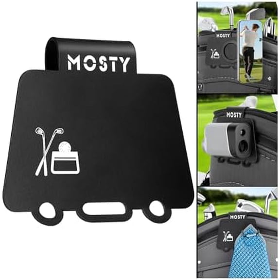 Metal Landing Pad for Golf Bag,Magnetic Plate for Golf Accessories,Golf Gadgets&Gear,Golf Bag Essentials for Men & Women,Quick Access to Magnetic Golf Towel,Rangefinder, Speaker,Cool Golf Gift Idea