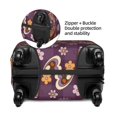 thumbnail image 2 of Rateoe Buffalo Plaid and Butterflys Printed Luggage Cover, Suitcase Protector Fits 18-32 Inch Luggage-Medium, 2 of 7