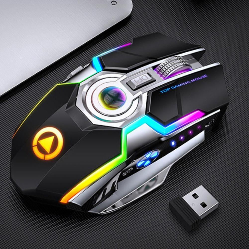 TINKER Wireless Gaming Mouse Rechargeable Silent Optical Mice With ...