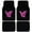 Butterfly Pink, variant on BDK Pink Butterfly Design Carpet Car Floor Mats for Auto Van Truck SUV-4 Pieces Front & Rear Full Set with Rubber Backing-Universal Fit