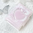 thumbnail image 6 of vlrwzc Mini Photocard Binder, Heart Hollow Portable Photos Card Book, Cute Pink Angel Bunny Style Card Holder Collectible Album for Fans, 6 of 7
