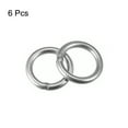thumbnail image 3 of Welded O Ring 40mm Outer Dia. 6mm Thickness 304 Stainless Steel 6 Pack, 3 of 5