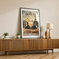 thumbnail image 2 of French 75 Cocktail Poster: Vintage Parisian Elegance - Paris Île-de-France France Illustration Cocktail Vintage Cityscape Typography Lemon Black Framed Wall Art Print 20 x 30 inches, 2 of 8