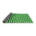 thumbnail image 2 of Ahgly Company Indoor Rectangle Abstract Emerald Green Contemporary Area Rugs, 8' x 10', 2 of 4