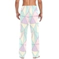 thumbnail image 4 of FORMRS Mens Pajama Pants with Pockets Sleepwear Lounge Bottoms Sizes S-2XL, Purple Geometric, 4 of 7