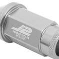 thumbnail image 3 of J2 Engineering LN-T7-013-15-SL J2 Engineering 7075 -T6 Forged Aluminum M12X1.5 20Pcs 50mm Height Open -End Lug Nut Sets w / Socket Adapter Silver, 3 of 6