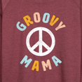 thumbnail image 3 of Instant Message - Groovy Mama - Women's Lightweight French Terry Long Sleeve Shirt, 3 of 6