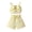 Light yellow, variant on KYAIGUO Baby Toddler Girls Sleeveless Camisole Top Shorts Set 2 PCS Summer Bowknot Causal Cozy Shorts Outfit for 18M-6tT