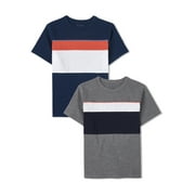 The Children's Place Boys Striped T-Shirt, 2-Pack, Sizes 4-16