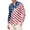 American Flag, variant on USA Horse Racing T-shirt for Men Long Sleeve Soft Shirts Casual Athletic Blouse Button Down Patriotic Shirt Slim-Fit Athletic Tee Tops Men's Fashion Daily Wear for Derby Party