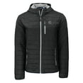thumbnail image 2 of Men's-Cutter & Buck  Black South Carolina Gamecocks Rainier Eco PrimaLoft Hooded Full-Zip Jacket, 2 of 3