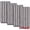 Grey, variant on Unique Bargains Striped Cotton Ultra Plush Quick Dry Hand Towels Brown 2pcs 29" x 13"