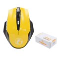 thumbnail image 5 of Sidaley Mini ratón inalámbrico E-1900 de 2,4 Ghz para ordenador, 1600 DPI, 6 botones, receptor óptico USB de 2,4G, ratón superfino para PC y amarillo 2piezas, 5 of 5