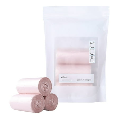 Cat litter cat excrement vest garbage bag thickened disposable small small car desktop mini trash can plastic bag-Gold