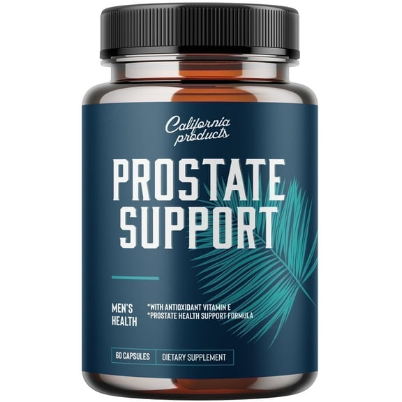 Prostate Support Supplement for Men, Pygeum with Pure Saw Palmetto Berries Extract Vitamins Zinc Plant Sterol Complex Easy Urinary Flow Mens Health