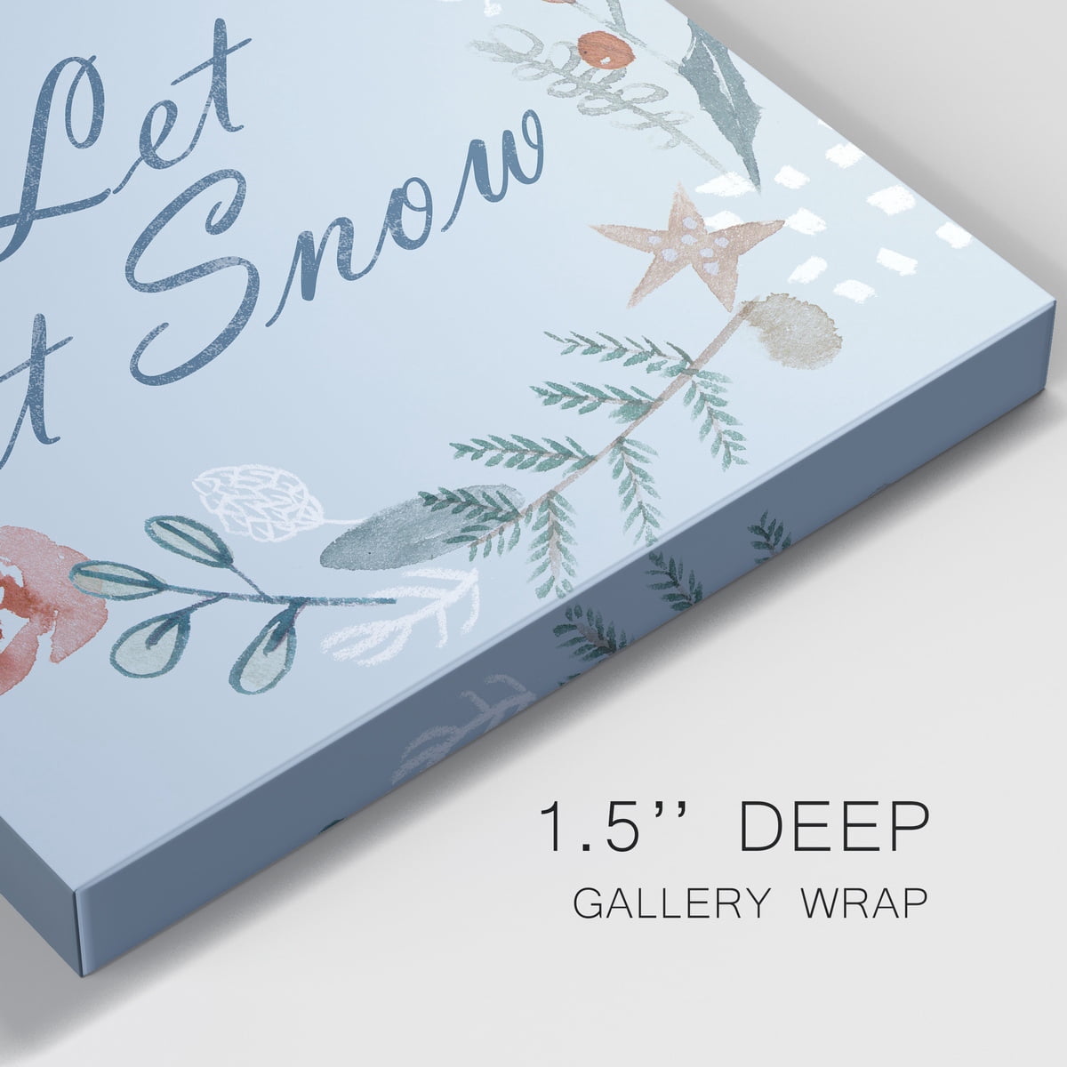 Snowy Christmas IV- Gallery Wrapped Canvas
