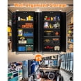 thumbnail image 6 of 72" H Metal Storage Cabinet with Wheels, Garage Storage Cabinet with Adjustable Shelves and Lockable Doors for Garage Home Office Utility Room, 6 of 7