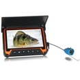 thumbnail image 1 of ZheElen Caméra de Pêche sous-Marine 7 Pouces Construction en Métal Durable Haute Performance 12 LEDs Infrarouges Incluses 15M, 1 of 6
