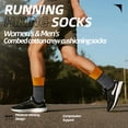 thumbnail image 6 of Mqamex 6 Pairs Men's Cotton Crew Socks,Moisture Wicking Scoks,Athletic Hiking Socks,6-14, 6 of 6