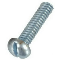 Hillman Machine Screws No. 10 - 24 X 1-1/2 " Zinc Combination/Phillips/Slotted Round Head Box 100