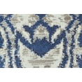 thumbnail image 4 of Carini Abstract Ikat Print Area Rug, Classic Blue/Silver Mink, 7ft-10in x 11ft, 4 of 4