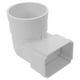 thumbnail image 1 of Adaptador de canaleta para lluvia, bajantes de plástico, conector de drenaje, adaptador de canaleta para techo, pieza desviadora de bajante, 1 of 7