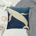 thumbnail image 2 of Creowell Whale Dot Pattern Pillow Covers for Couch Sofa Indoor Outdoor Throw Pillow Cover 1PC 18x18in, 2 of 5
