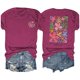 thumbnail image 1 of Fiudx Liquidación de Ahorros de Verano Blusas con Estampado de Flores Pequeñas para Mujer Top de Manga Corta con Cuello Redondo, 1 of 6