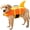 Orange, variant on Dog Life Jacket, Shark Dog Life Jacket with Sturdy Handle for Puppies and Adults, High Buoyancy Dog Floating Swim Vest