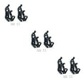 thumbnail image 4 of Guardoinrt 2Pack Mount For Roof Rack Mount Mount Brackets Accessories Wall Mounting For Roof Rack Truck Boats Black 3Set, 4 of 6