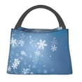 thumbnail image 1 of Disketp Snowflakes1 Bolsa Térmica Estampada, Bolsa Térmica Aislante para Almuerzo, Playa y Campamento, 1 of 6