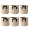 thumbnail image 1 of Clearance! 6 Pack Thickened Bags Cloth Gallon Bags Nonwoven Plantingbags, 1 of 9