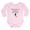 Petal Pink, variant on CafePress - Ski Like My Mommy Body Suit - Long Sleeve Cotton Baby Bodysuit