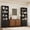Black, variant on Walsunny Bookcase with Doors, 6-Tier Bookshelf with Storage, Farmhouse Bookshelves with Cabinet, Storage Display Shelf for Living Room Home Office, Black