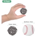 thumbnail image 2 of 12-Pack Wicker Rattan Balls 40mm/1.6 Inch Decorative Orbs Vase Fillers Bowl for Christmas/Weddings/Thanksgiving/DIY Crafts/Home Decor [Gray], 2 of 6