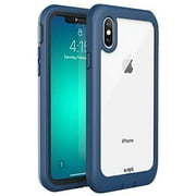 SMPL iPhone X/Xs Drop Proof, Lightweight, Protective Wireless Charging Compatible iPhone Case - Navy