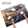 thumbnail image 3 of 500 Piece Ocean Carrier Flight Jigsaw Puzzle For Adults Challenging And Relaxing Beautiful Artwork Unique Home Decor Great Gift Idea For Puzzle Enthusiasts, 3 of 7