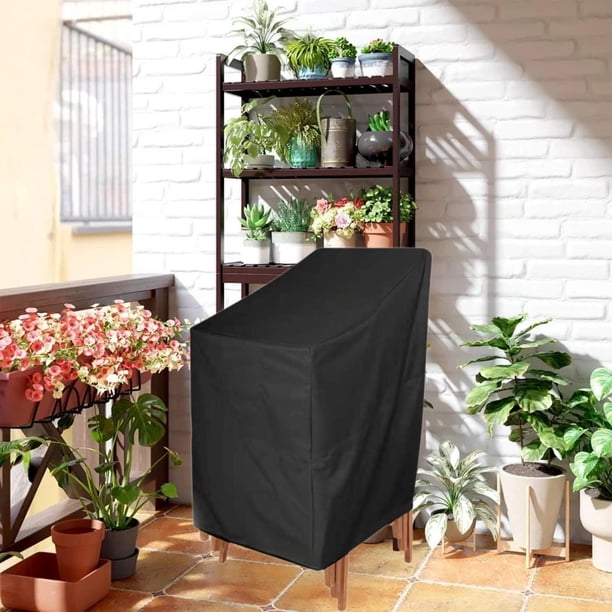 Funda protectora para sillas de jardín perfecl impermeable 64cmx64cmx120cm