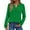 Dark Green, variant on Women Long Sleeve Henley Tops V Neck Business Casual Work Shirts Cute Basic T Shirts Fall Trendy Clothes