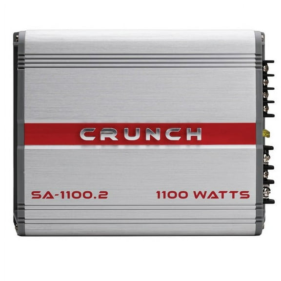 Crunch® Crunch Sa-1100.2 Smash Series 1,100-watt 2-channel Class Ab Amp