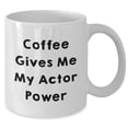 thumbnail image 2 of Amangny Actor's Fuel for Success Coffee Mug, Coffee Gives Me My Actor Power, Graduation Gift for Actor, 2 of 6