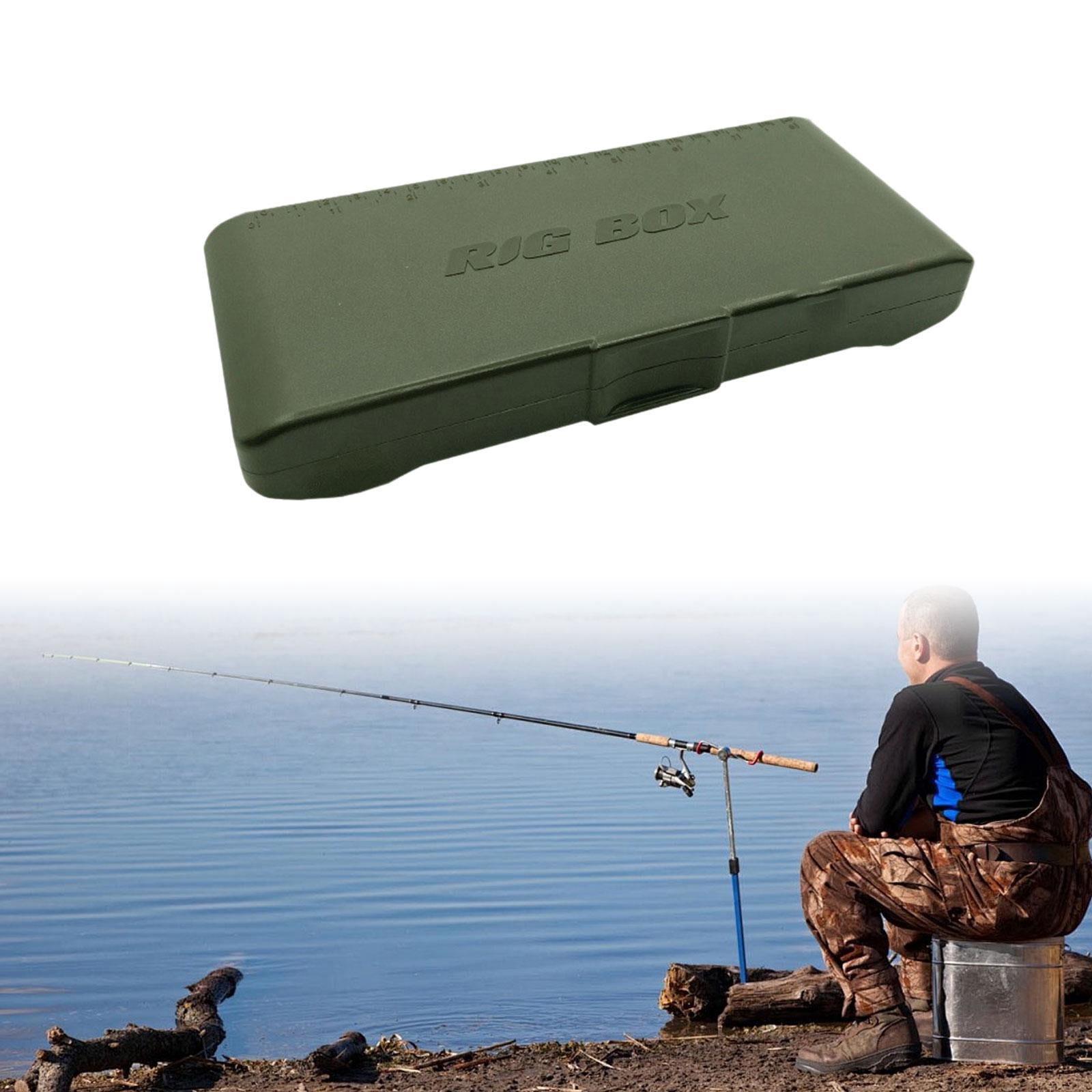 Fishing Tackle Case Portable Fishing Line Box with Secure Magnetic Lid for Lure Storage Travel Boat Saltwater Freshwater