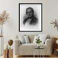 thumbnail image 4 of Historic Framed Print, [Francisco de Paula Santander, 1792-1840, head-and-shoulders portrait, facing left], 17-7/8" x 21-7/8", 4 of 9