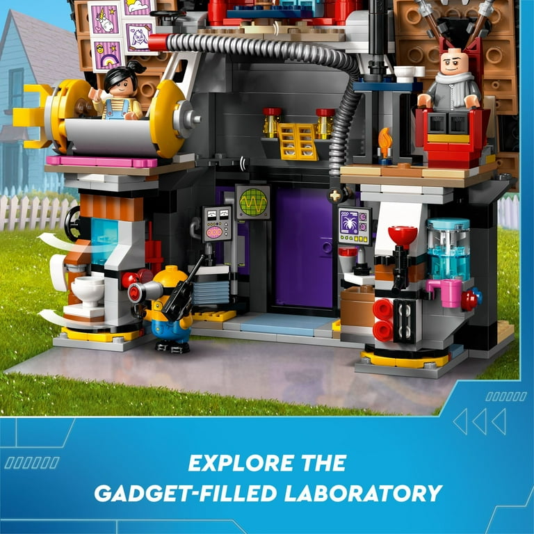 LEGO Despicable Me 4 Minions, Gru's Mansion & Treehouse Set