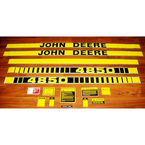 John Deere 4850 Tractor Decal Set with Caution Decals