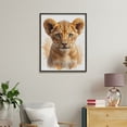 thumbnail image 4 of Paint By Numbers Kit for Adults Beginner - DIY Lion Cub Portrait Art Canvas Painting Kits for Adults, Frameless Paint By Number for Adults for Home Wall Decor 16x20 Inch, 4 of 7
