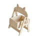 thumbnail image 5 of Cama Colgante para Chinchilla de Madera con Hammock para Jaula Accesorios para Descanso con Casa Refugio Ledges y Zonas de Relajación Adecuado para, 5 of 8